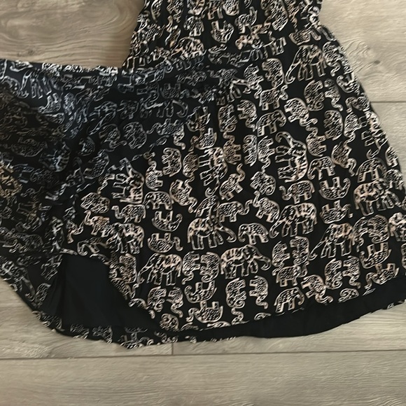 MAEVE Anthropologie Elephant Faux Wrap Dress Size XSP - Picture 5 of 7